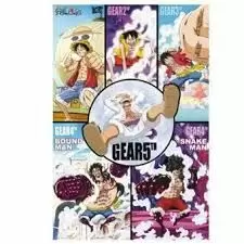 ONE PIECE - POSTER MAXI 91.5 X 61 CM GEARS HISTORY