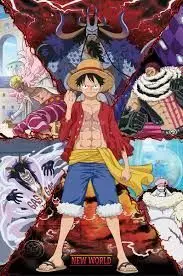 ONE PIECE - POSTER MAXI 91.5 X 61 CM LUFFY VS NEW WORLD