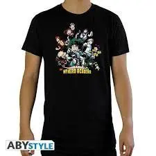 MY HERO ACADEMIA - CAMISETA PREMIUM HEROES TALLA L