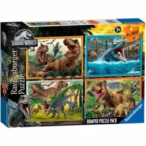 JURASSIC WORLD - PUZZLE 4 X 100 PZAS