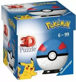 POKEMON - PUZZLE 3D SUPERBALL 55 PZAS