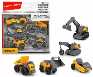 SET 5 VEH CONSTRUCCION VOLVO