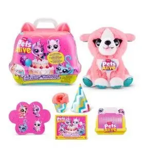 PET ALIVE - PELUCHE ANIMALITO EN TRANSPORTIN