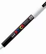 MARCADOR UNI POSCA PC-1MR 0.7 MM BLANCO