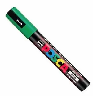 MARCADOR UNI POSCA PC-5M 1.8-2.5 MM VERDE