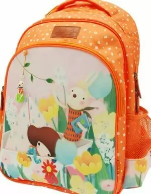 KORIKUMI - MOCHILA 2 CREM NARANJA