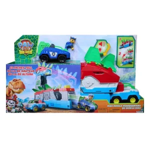 PAW PATROL - DINO MOVIE: CENTRO DE MANDO - GUARDA Y LANZA VEHICULOS