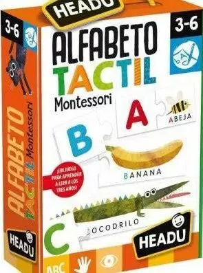MONTESSORI - ALFABETO TACTIL