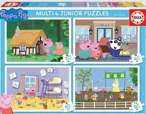 PEPPA PIG - PUZZLE PROGRESIVO 20+60+100+180 PZAS