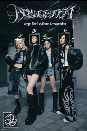 POSTER MAXI 91.5 X 61 CM AESPA ARMAGEDDON