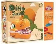 MAGIC DOUGH - JUEGO PLASTILINA DENTISTA DINOSAURIO C/ ACC