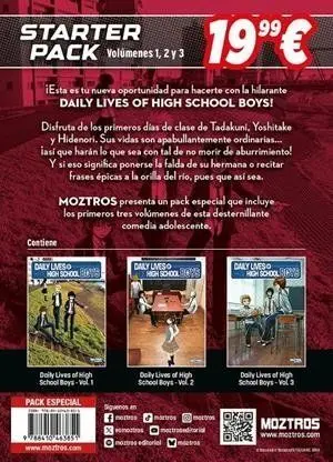STARTER PACK DAILY LIVES OF HIGH-SCHOOL BOYS 1-3