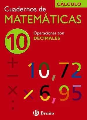 CUADERNO MATEMATICAS CALCULO 10 BRUÑO