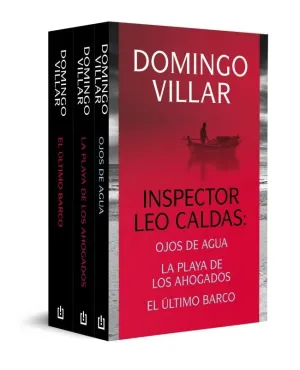 ESTUCHE INSPECTOR CALDAS (CONTIENE OJOS DE AGUA  LA PLAYA DE LOS AHOGADOS  EL ÚLTIMO BARCO)
