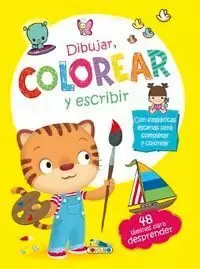 DIBUJAR, COLOREAR Y ESCRIBIR: AMARILLO