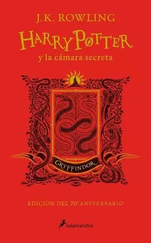 HARRY POTTER 02 - Y LA CÁMARA SECRETA GRYFFINDOR 20 ANIV.